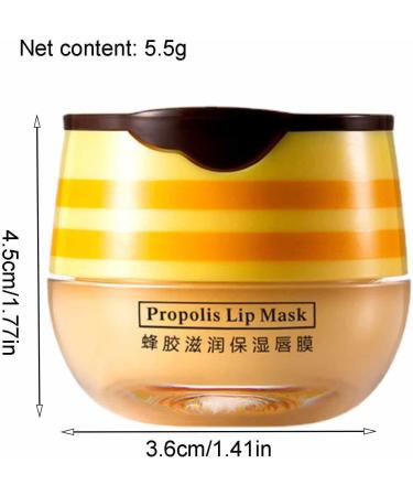  Hongjingda Bee Balm Lip Mask | Bee Baum Lip Cream Overnight Repair Lip Silky Lip Sleep Cream Reduces Lip Wrinkles Sleeping Baum Lip Balm Lip Balm Lip Care Products - Buy Online on GoSupps.com