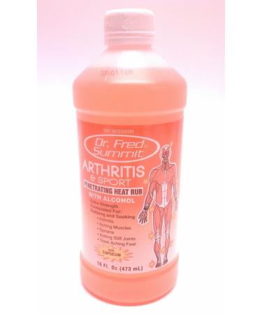 Dr Fred Summit Arthritis & Sport Rubbing Alcohol, Penetrating Heat Rub