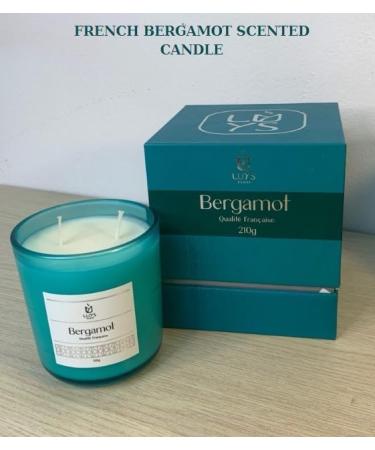 LUYS Premium 2-Wick Bergamot Scented Candle | Stress Relieving Lavender | Long Lasting Luxury Candle - 60+ Hours Burn Time - Buy Online on GoSupps.com