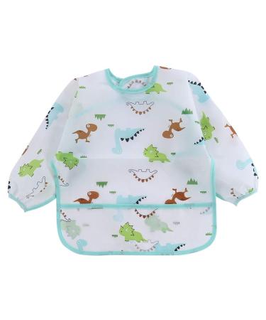 Shop Elec Motifs 4 Pack Waterproof Baby Bibs for Ages 1-4 | Kids Apron Set - Ideal for Mess-Free Meals - Buy Online on GoSupps.com