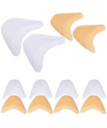 High Wedges for Women 6 Pairs Ballet Dance Toe Pads Soft Silicone Gel Toe Covers High Heels Toe Caps for Women Girl Pointe Shoes Silicone Toe Sleeve