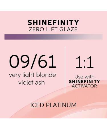 Buy Wella Professionals Shinefinity 09/61 Cool Iced Platinum & Glaze Activator Brush Bowl 2% - 60ml + 1000ml Pack | International Shipping Available - Buy Online on GoSupps.com
