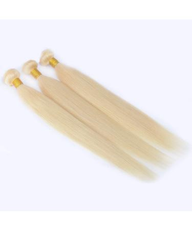 SeraphicWig Blonde Brazilian Human Hair Weft - Silky Straight 14 Bundle (100g) for Women - Color 613 - Buy Online on GoSupps.com