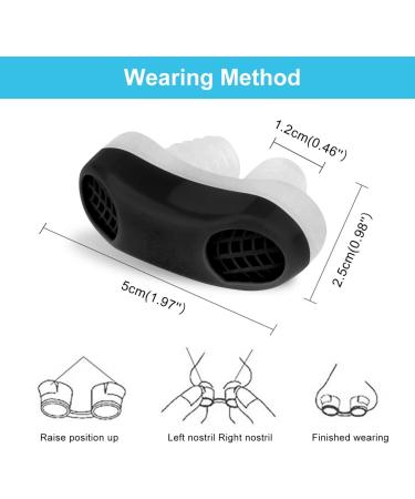 2-in-1 Anti Snoring Devices: Nose Air Purifier & Nasal Vents for Men and Women - CPAP Users - Snore Stop Sleep Aid - Buy Online on GoSupps.com