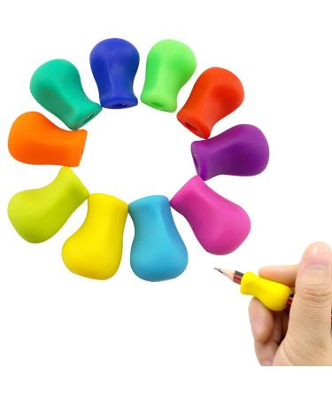 Kxusw Abbey holder children writing aid for pen children pen holder children help pencil handcuff handwriting silicone ergonomic pencil holder 10 pieces