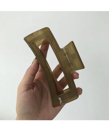 4-Pack 4 Inch Rectangle Claw Clips - Strong Hold Nonslip Hair Accessories for Thick Hair - Buy Online on GoSupps.com