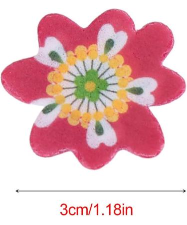 120pcs edible flowers cake toppers flower cupcake toppers flower decor cakes wafer paper floral cake decor edible flowers cupcake toppers for wedding birthday baby shower party accessories - Buy Online on GoSupps.com