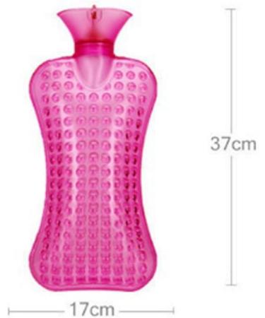 Eespl Large Capacity PVC Hot Water Bottles - Versatile Hot/Cold Compress for Neck Shoulders & Belly (Color: C) | International Shipping Available - Buy Online on GoSupps.com