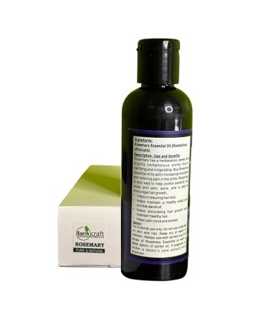 Organic Rosemary Oil for Hair Growth Scalp Skin & Aromatherapy - 100ml | Earth Craft - Buy Online on GoSupps.com