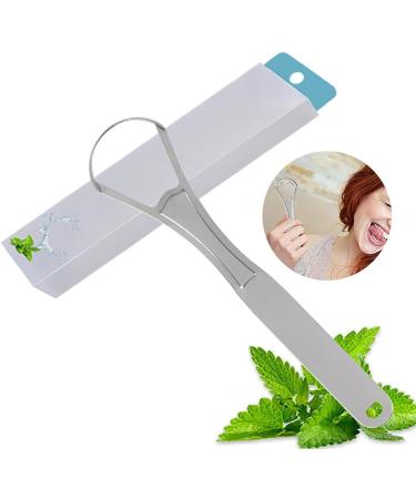U-Shaped Tongue Brush - 2 Pack Stainless Steel Tongue Scraper for Adults | Double & Single Layer Oral Hygiene - Buy Online on GoSupps.com