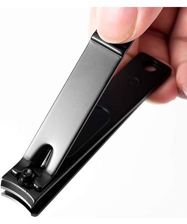 Grendly 16 Piece Nail Clippers Set Stainless Manicure Cutter Tool Pedicure Nail Scissors Ear with Leather Bag - Black - Buy Online on GoSupps.com