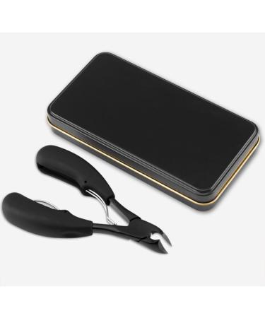 1Pc Double Spring Nail Scissors Metal Nail Manicure Nail Trimmer Nail Cutter Toe Finger Manicure Stainless Steel Clippers 12.9X5.4X2cm Black - Buy Online on GoSupps.com