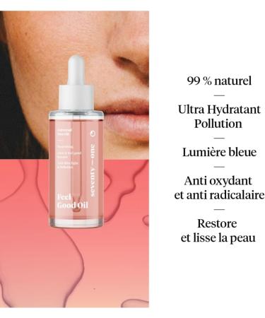 SeventyOne Percent | Feel Good Oil | Dry Face Oil | Ultra Moisturizing & Protective | Restores & Smoothes Skin | Radiance Revealer | Anti-Oxidant | 99% Natural Made in France | 50 ml - Buy Online on GoSupps.com