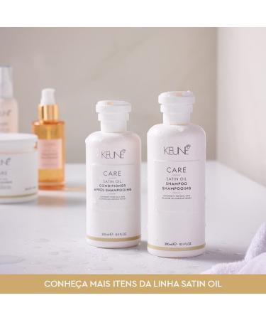 Keune Care Satin Oil Conditioner 1000ml - Nourishing Hair Moisture & Shine | International Shipping - Buy Online on GoSupps.com