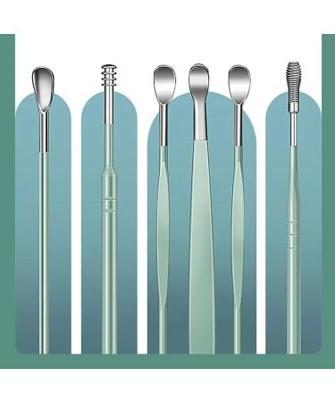 Portable Ear Cleaner Stainless Steel Ear Spoon Set Stainless Steel Ear Wax Remover Reusable Stainless Steel Ear Wax Remover Set Ear Wax Easily Removed Ideal for Personal and Home Use(C) - Buy Online on GoSupps.com