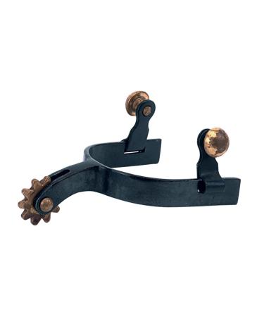 Weaver Leather Childrens Spurs with Plain Band, Pair Black, 1.375