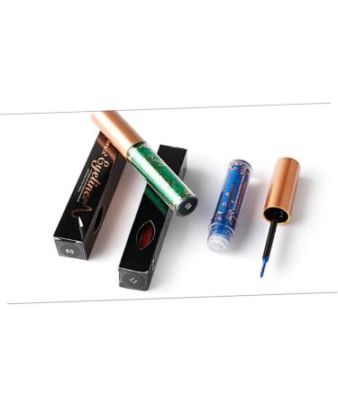 Angoily 3pcs Eyeliner Pencil Liquid Eyeshadow Metallic Eyeliner Liquid Eyeliner Flash Glitter Powder Miss 1 count (Pack of 1) As Shownx3pcs - Buy Online on GoSupps.com