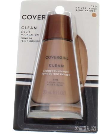CoverGirl Clean Normal Skin Foundation 140 Natural Beige - 1 oz - Buy Online on GoSupps.com