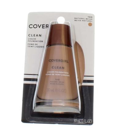 CoverGirl Clean Normal Skin  140 Natural Beige  1 Ounce  140 Natural Beige