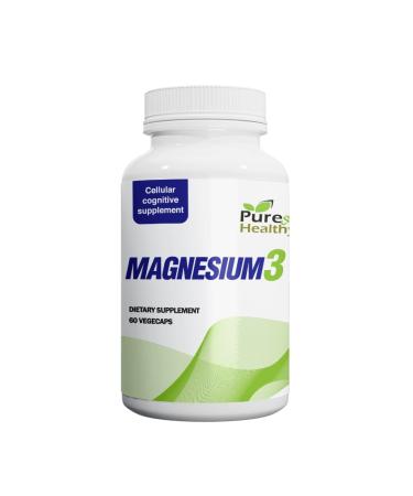 Pure & Healthy Magnesium3 300mg of Magnesium Glycinate Malate & Citrate for Muscles Nerves Stress & Energy