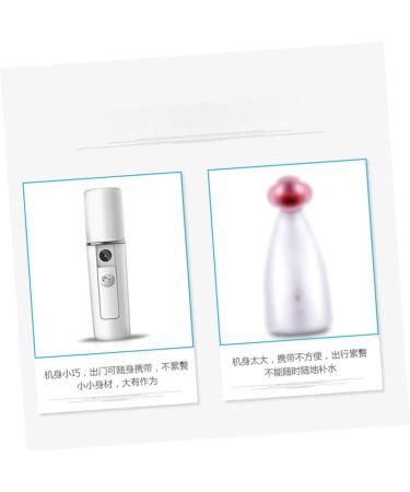 PAMINGONO Mist Sprayer Air Humidifier Mini Face Humidifier Handy Sprayer Electric Face Mister Atomizer White - Buy Online on GoSupps.com