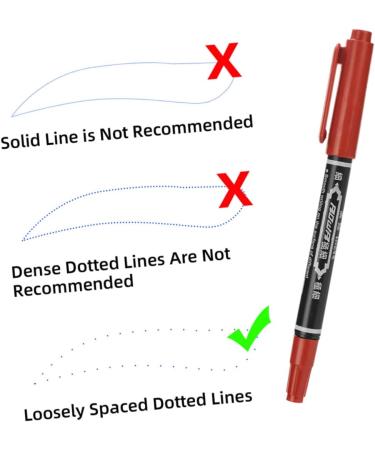 Hemoton 18 Pcs Tattoos Position Marker Eyebrow Pen Tattoos Using Pen Marking Pen Eyebrow Pencil Ink - Buy Online on GoSupps.com