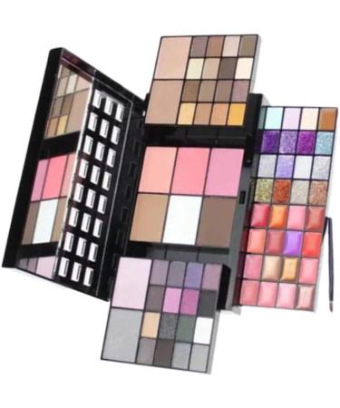 Beavorty 2pcs 74 Eyeshadow Palette Lip Gloss Blush set makeup Glitter 18*11cmx2pcs Picture 1x2pcs - Buy Online on GoSupps.com