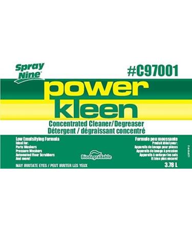 Spray Nine C97001 Power Kleen Cleaner 3.78 L - Buy Online on GoSupps.com