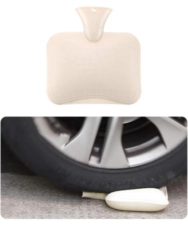 MAIES Classic Hot Water Bottle - Reusable Portable Rubber Heat Bottle with Cover & Bag for Ultimate Comfort - Buy Online on GoSupps.com