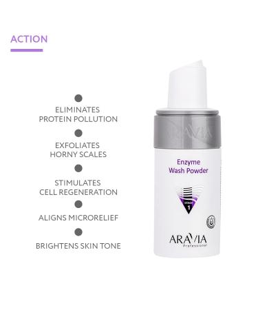Buy ARAVIA Enzyme Wash Powder 150ml - International Shipping | Best Cleansing Exfoliant for Radiant Skin - Buy Online on GoSupps.com