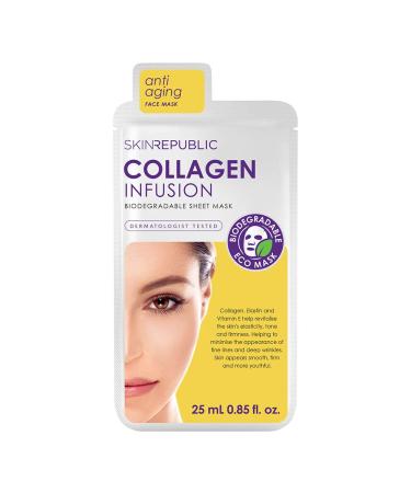 SKIN REPUBLIC Collagen Infusion Face Mask 25ml 25 ml (1 pack) Collagen - Buy Online on GoSupps.com