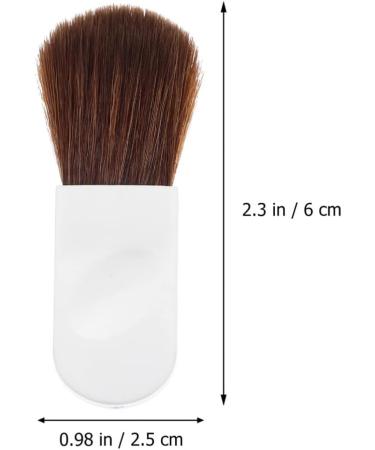 1Set blush brush mini makeup brush kabuki brush flat blusher brush makeup blusher brush foundation makeup Cosmetic concealer brush pvc soft travel white - Buy Online on GoSupps.com
