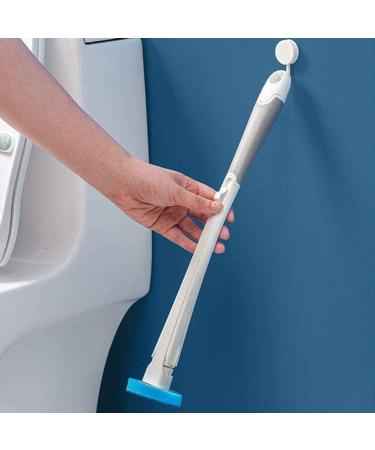 Toilet Wand Kit Powerful Cleaning System Environmentally Friendly Disposable Sponge Heads (Sky-blue) - Buy Online on GoSupps.com