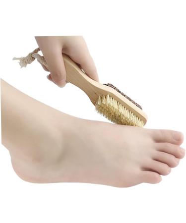 FRCOLOR Scratcher Pedicure Brudh 2pcs Presser Foot Wooden Double Sided Foot Pumice Stone Wooden Pumice Stone 1 count (Pack of 1) - Buy Online on GoSupps.com