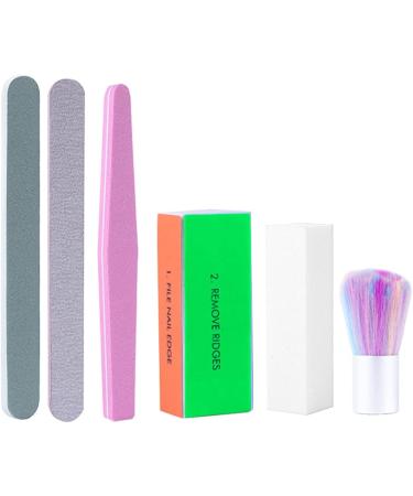 OKwife Professional Nail File Set - 5-Piece Nail Care Kit with Buffer Cuticle Trimmer & Pusher for Perfect Nails | International Shipping Available - Buy Online on GoSupps.com