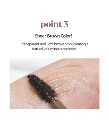 Buy ETUDE Bare Edge Brow Fixer (23AD) - Natural Look Brow Mascara | Zero Clump & No Bushy Brows | International Shipping Available - Buy Online on GoSupps.com