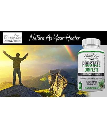 Eternal Zen Prostate Complete Herbal Health Support Supplements for Men Saw Palmetto Stinging Nettle Pygeum Beta-sitosterol Reishi Shiitake 90 Count Capsule - Buy Online on GoSupps.com