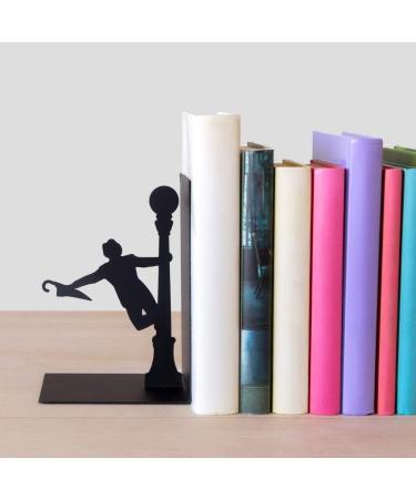 Buy Balvi Bookend 'Singing In The Rain' - Black Decorative Metal for Stylish Home & Office Storage | International Shipping Available - Buy Online on GoSupps.com