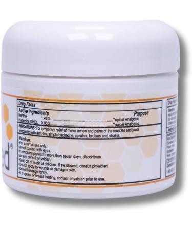 AbeeMed Cream Bee Venom Apitoxin for Aches - Menthol - Histamine DHCL - Bee Polen - Chamomile - Support for Neck and Backache - Supports Joint & Muscle Discomfort - Sprains Bruises and Strains V2 - Buy Online on GoSupps.com