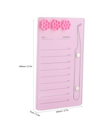 Buy Eyelash Extension Tray - 3 in 1 Holder with Clear Scale Magnetic Tweezer Storage & Organizer for Perfect Lash Application - International Shipping Available - Buy Online on GoSupps.com