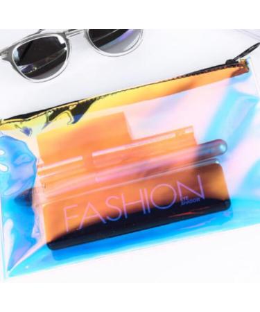 Tendycoco HOLOGY Makeup Bag | TPU Clear Travel & Home Cosmetic Organizer | Schiller Kosmetik Bag - Buy Online on GoSupps.com