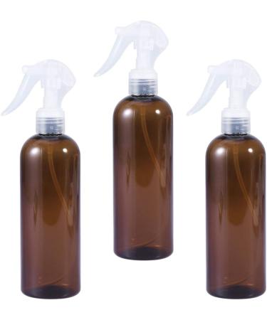 Beaupretty 3-Pack Amber Plastic Spray Bottles | Refillable Essential Oil & Cleaning Containers - Buy Online on GoSupps.com