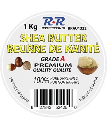 Shea Butter Organic Unrefined 100% Pure Grade A 1 KG 2.2 LBS - Buy Online on GoSupps.com