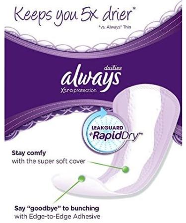 Always Xtra Protection Pantiliners - 200 Count - Pack of 1 - Buy Online on GoSupps.com