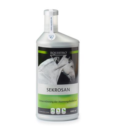 EQUISTRO Sekrosan Supplement for Horses to Support Normal Operation of Upper Airways Can Strengthen Respiratory Function 1 Litre