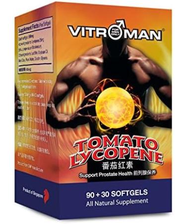 VITROMAN Tomato Lycopene Softgels | Cardiovascular & Prostate Health | Antioxidant Supplement | Natural Tomato Extract | 120 Count - Buy Online on GoSupps.com