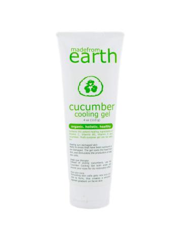 Cucumber Cooling Gel - Organic Aloe and Vitamin C 4oz