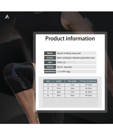 Buy Knee Brace for Men & Women | Workout Knee Sleeve for Pain Relief - Available in Black-Blue & Black-Green (Large & Small - Buy Online on GoSupps.com