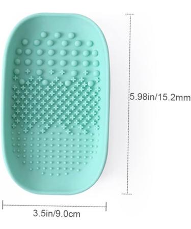FRCOLOR Set of 4 Makeup Brush Exfoliating Pad Makeup Cleaning Mat Makeup Brush Washer Cleaning Mat for Makeup Brush Keychain Comb Makeup Box Silica Gel Cleaner Portable - Buy Online on GoSupps.com