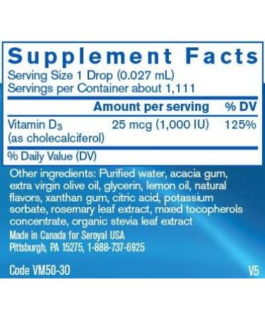 Pharmax D-Mulsion Liquid Vitamin D 1 fl. oz. Citrus Flavor - Emulsified for Better Absorption - Buy Online on GoSupps.com